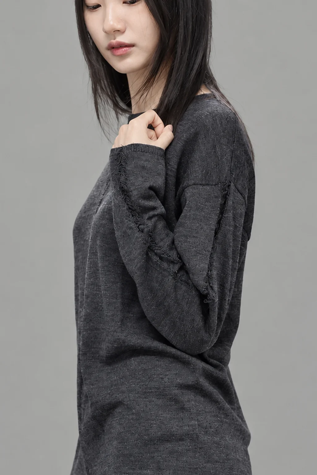 Sparse weaving point knit 제품컷