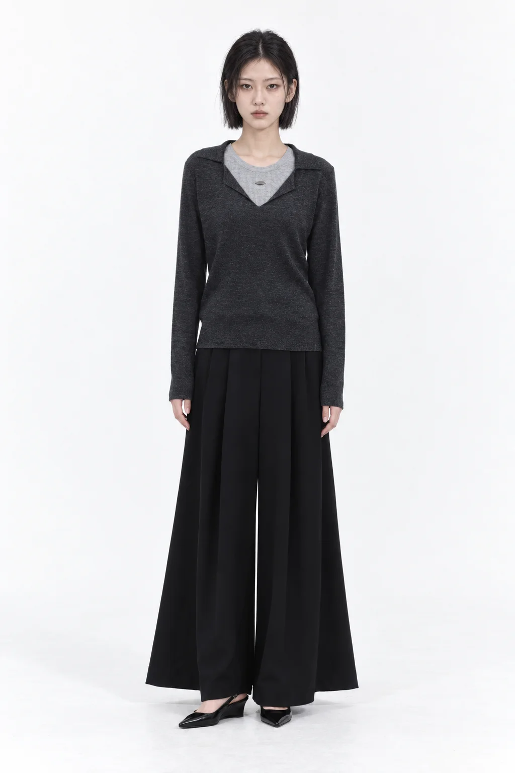 Layering knit set 제품컷