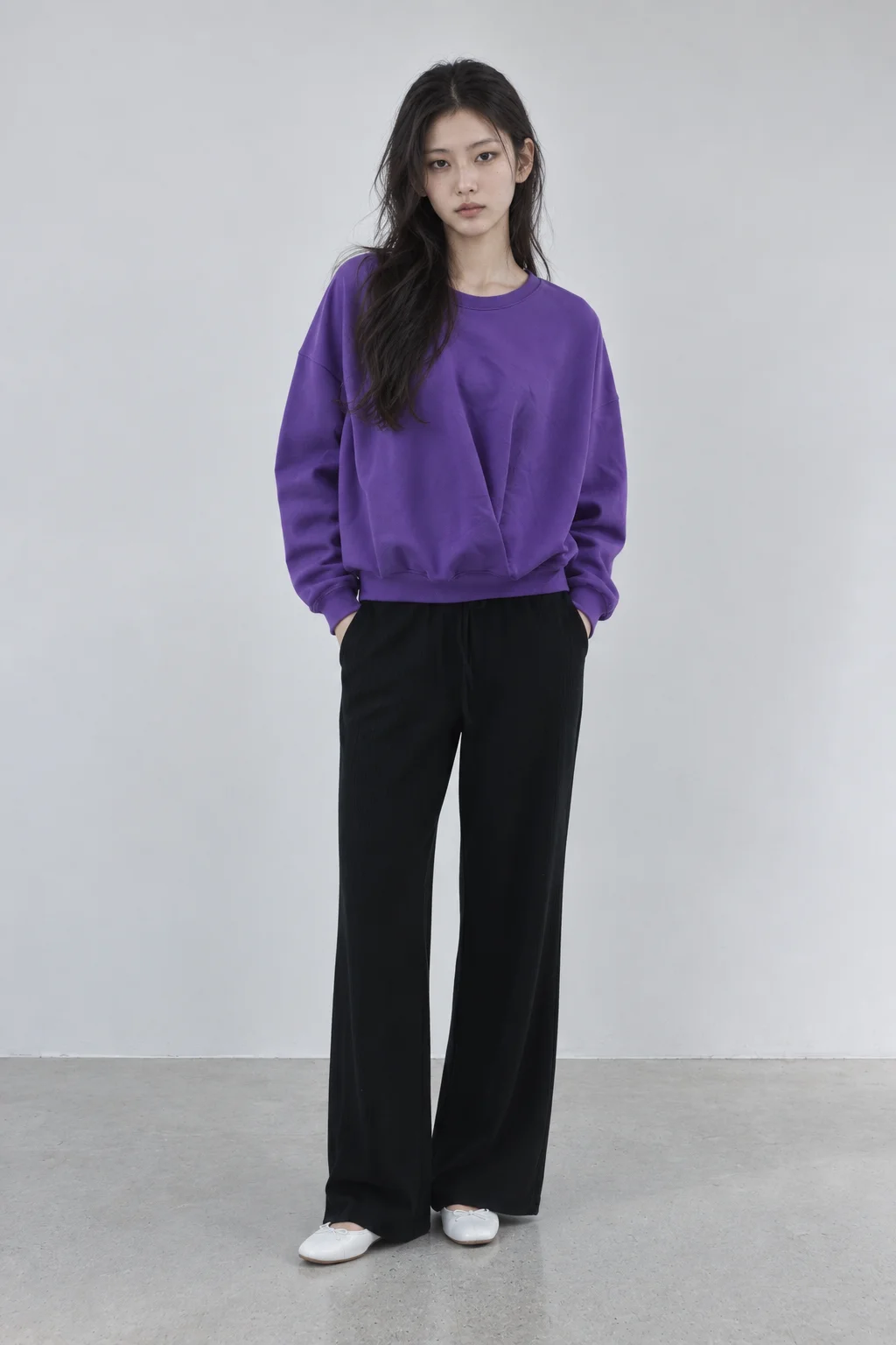 Soft fleece easy pants