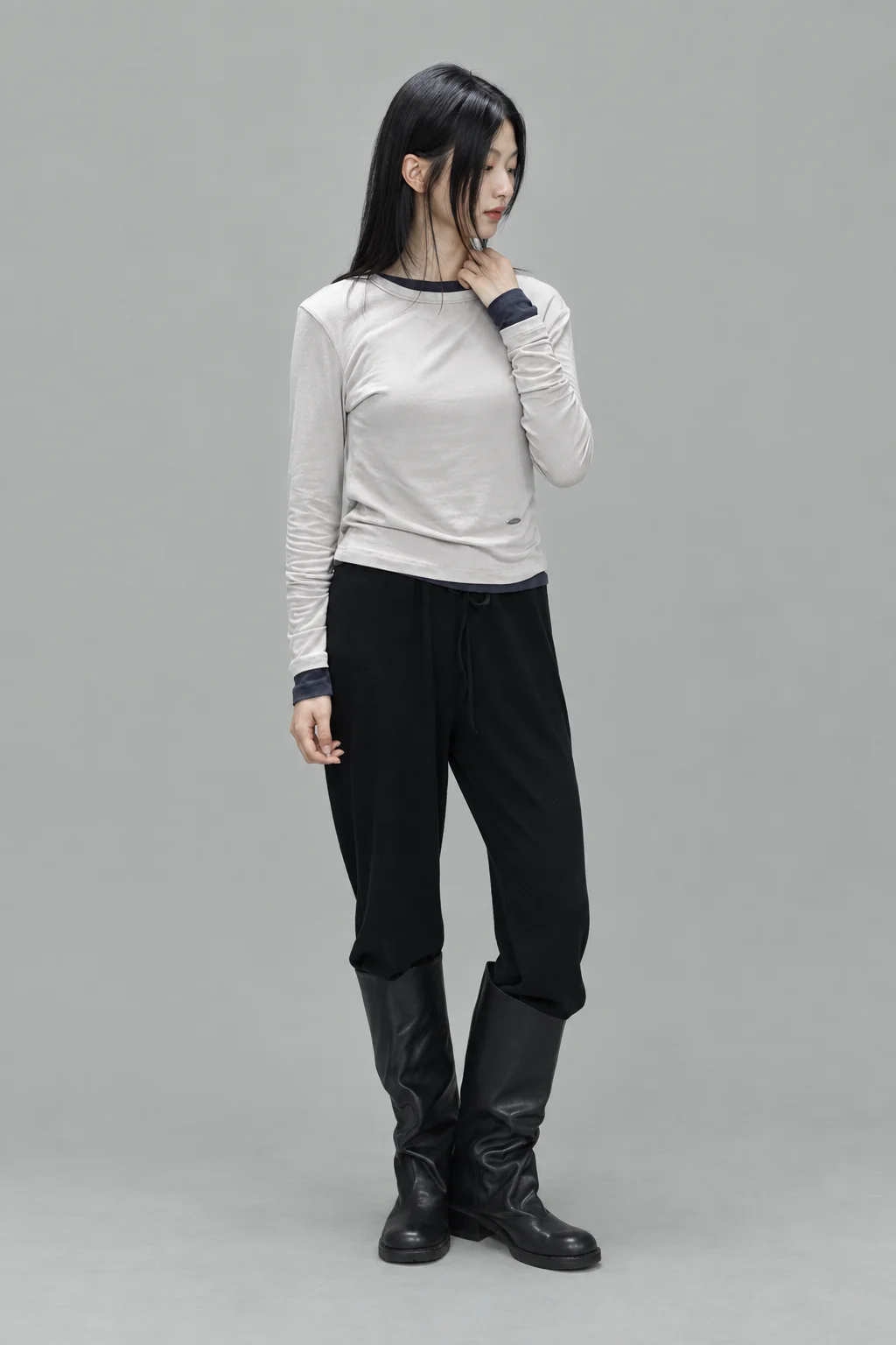 Soft basic long sleeve T-shirts
