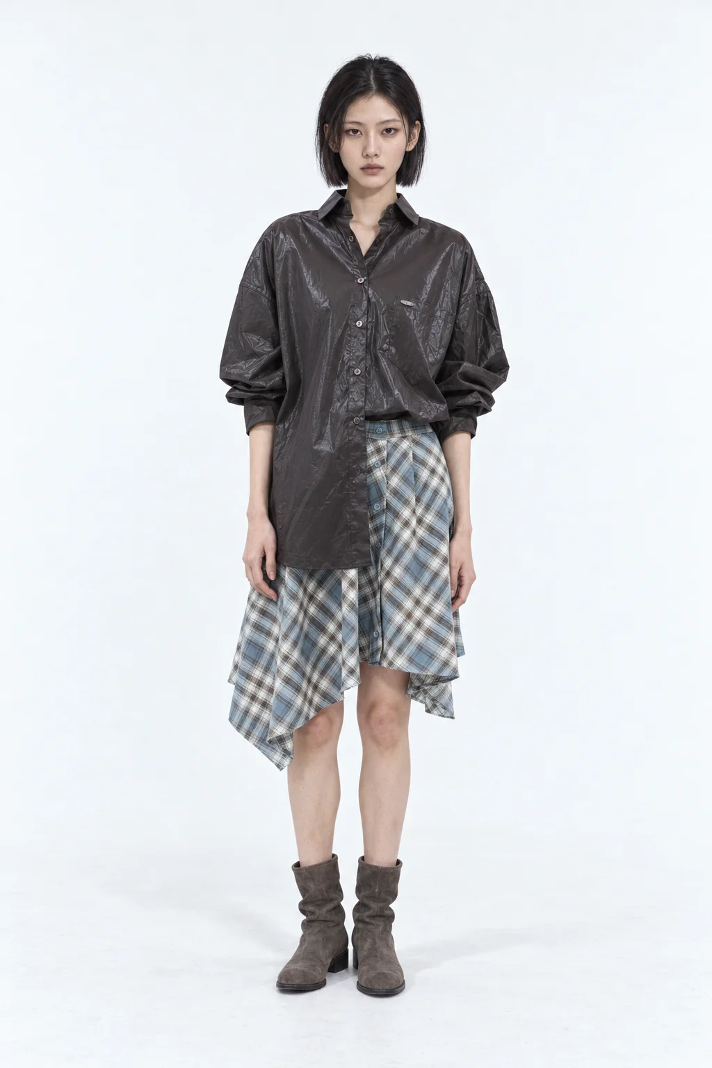 Shining overfit shirts 제품컷